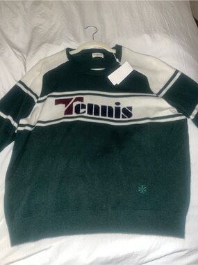 Tory Burch Cashmere 'Tennis' Crewneck Sweater